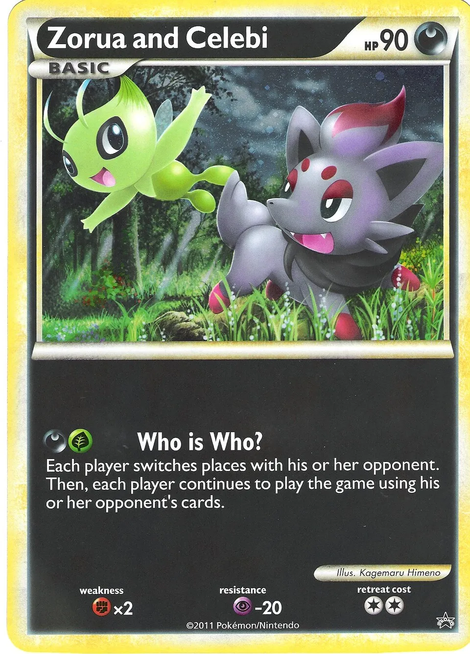 Zorua and Celebi